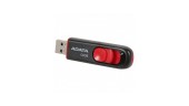Накопичувач ADATA 64GB C008 USB 2.0 Black/Red (AC008-64G-RKD)