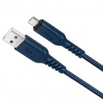 Кабель USB 2.0 to Micro USB Hoco X59 Blue 1 метр