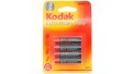 Батарейка Kodak1.5V AAA 4 шт блістер