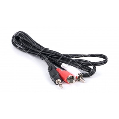 Кабель 2RCA-3.5мм Jack Audio Tcom 1.2 метри