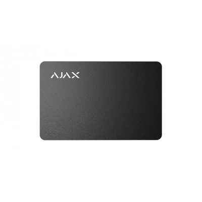 Комплект безконтактних карток Ajax Pass чорний 100шт