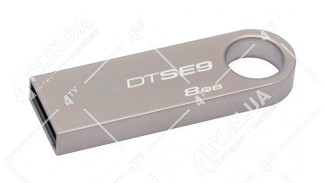 Накопичувач Kingston 8GB DataTraveler SE9 Silver USB 2.0