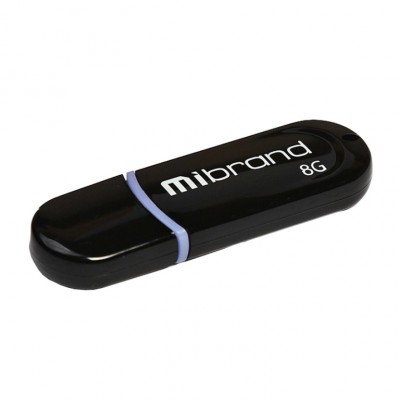 Накопичувач Mibrand Panther 8Gb Black USB 2.0 (MI2.0/PA8P2B)