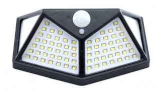 Ліхтар Solar Motion 100 LED настінний з датчиком руху Акція! 
