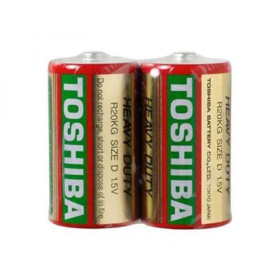 Батарейка TOSHIBA Heavy Duty 1.5V R20KG 2 шт
