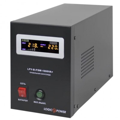 ДБЖ UPS LogicPower LPY-B-PSW-1000VA+ (10A/20A) для котла
