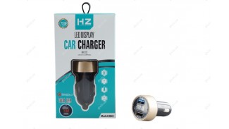 Автомобільний зарядний пристрій HZ HQC1 на 2 USB mix color