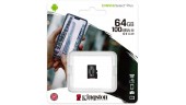 Карта памяти microSDXC Kingston 64GB Canvas Select Plus UHS-I U1 V10 A1 (SDCS2/64GB) 