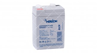 Батарея акумуляторна Merlion AGM GP645F1, 6V 4.5Ah