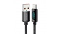 Кабель USB 2.0 TYPE-C Essager Enjoy LED Digital Display black (EXCT-XY01-P) 1 метр