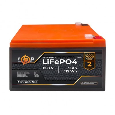 Батарея акумуляторна LogicPower LP 12.8V 9Ah LiFePO4 115.2Wh