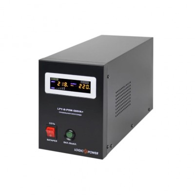 ДБЖ UPS LogicPower LPY-B-PSW-500VA+ (5A/10A) для котла
