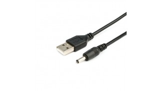 Кабель живлення USB-DC (5.5/3.5) Black 1 метр 