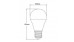 Світлодіодна лампочка LEDSTAR 6W E27 4000K STANDARD A60