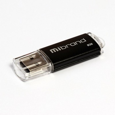 Накопичувач Mibrand Cougar 8Gb Black USB 2.0 (MI2.0/CU8P1B)