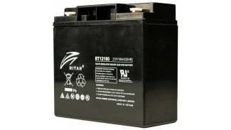 Батарея акумуляторна Ritar RT12180 12V 18 Ah чорна