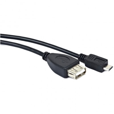Кабель OTG Maxxter USB 2.0 AF - Micro USB 0.15 м