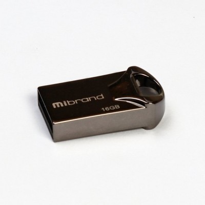 Накопичувач Mibrand Hawk 16Gb Black USB 2.0 (MI2.0/HA16M1B)