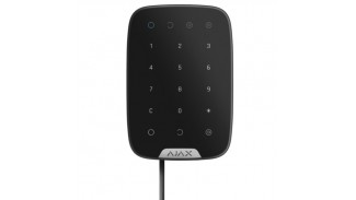Дротова сенсорна клавіатура Ajax KeyPad Fibra чорна