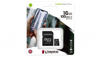 Карта пам'яті microSDHC Kingston 16GB Canvas Select Plus Adapter (SDCS2/16GB)