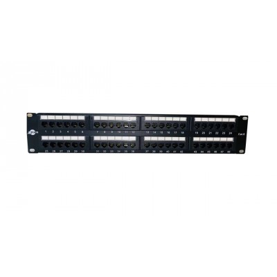 Патч-панель ATcom 19" 48 портів UTP Cat.6 (P6048)