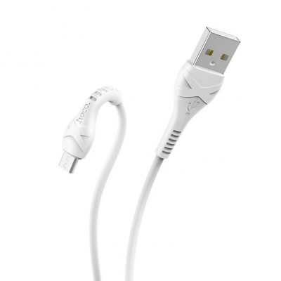 Кабель USB 2.0 до Micro USB HOCO X37 PVC White 1.0 метр