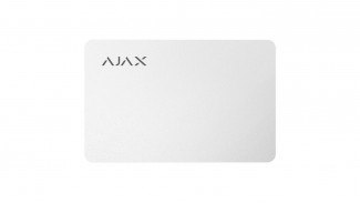 Комплект безконтактних карток Ajax Pass білий 10шт