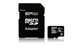 Карта памяти microSDHC Silicon Power 16GB Class 10 + SD адаптер