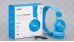 Навушники бездротові NIA Superb Sound NIA-X3 blue