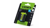 Батарейка Videx 6LR61/9V Alkaline (Крона) 1шт BLISTER