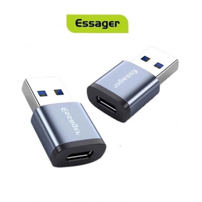 Перехідник Essager USB на Type-C USB3.0 (EZJCA-SRB0G) 