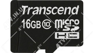 Карта пам'яті microSDHC Transcend 16GB class 10 (TS16GUSDC10)
