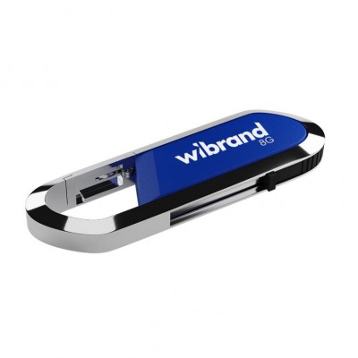 Накопичувач Wibrand Aligator 8Gb Blue USB 2.0 (WI2.0/AL8U7U) 