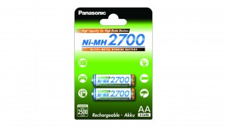 Акумулятор Panasonic High Capacity AA 2700 mAh (BK-3HGAE/2BE) 2 шт