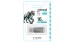 Накопичувач Wibrand Cougar 16Gb Silver USB 2.0 (WI2.0/CU16P1S)