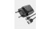 Адаптер мережевий BOROFONE BA68A + single port charger set(Type-C) Black