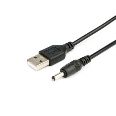 Кабель живлення USB-DC (5.5/3.5) Black 1 метр 