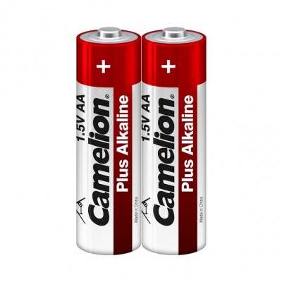 Батарейка CAMELION Plus Alkaline 1.5V AA/R6 SP2 2 шт пластик