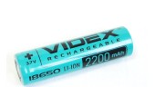 Акумулятор Li-ion Videx 18650 2200mAh 3.7V Green