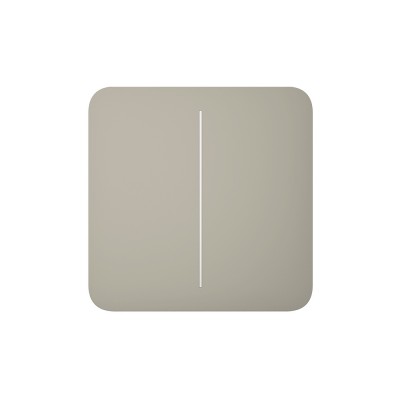 Кнопка для LightSwitch Ajax SoloButton (2-gang) olive