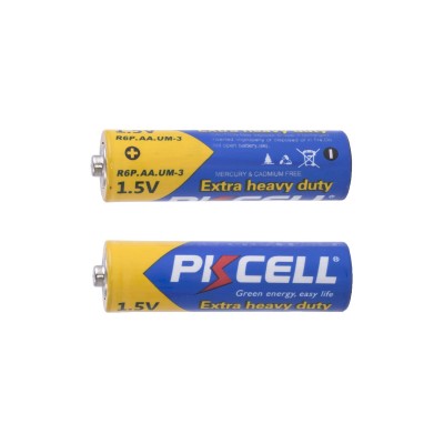 Батарейка PKCELL EXTRA HEAVY DUTY 1.5V AA/R6 2 шт пластик