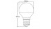 Світлодіодна лампочка LEDSTAR 6W E14 4000K STANDARD G45 (кулька)