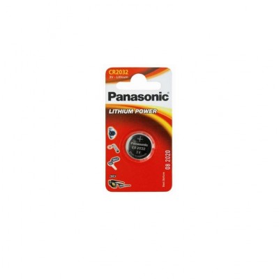 Батарейка CR2032 Panasonic 3V Lithium 1шт блістер