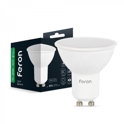 Світлодіодна лампочка Feron LB-196 7Вт GU10 4000K