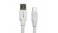 Кабель USB 2.0 AM to Micro USB Mibrand MI-98 PVC Tube Cable White 1.0 метр