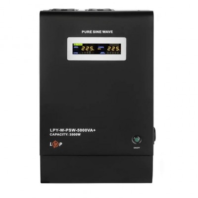 ДБЖ UPS LogicPower LPY-W-PSW-500VA+ 3500Вт (10A/20A) 48V для котла