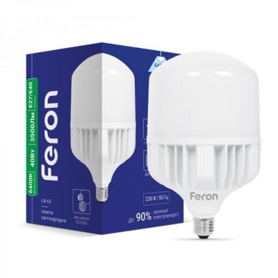 Світлодіодна лампочка Feron LB-65 40W E27- E40 6400K