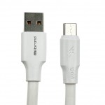 Кабель USB 2.0 AM to Micro USB Mibrand MI-98 PVC Tube Cable White 1.0 метр