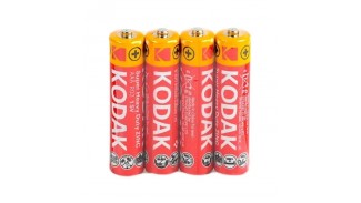 Батарейка Kodak Super Heavy Duty Zinc 1.5V AAA R03 4 шт