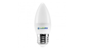 Світлодіодна лампочка LEDEX 7W E27 4000K PREMIUM C37 (СВІЧКА)